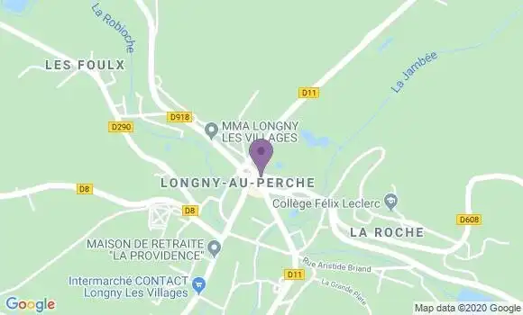 Localisation Longny Au Perche Bp - 61290