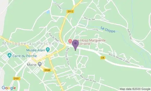 Localisation Mauves sur Huisne Ap - 61400