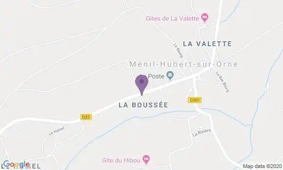Localisation Menil Hubert sur Orne Ap - 61430