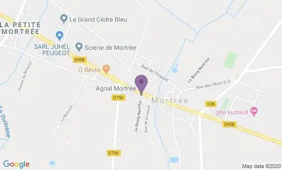 Localisation Mortree Bp - 61570