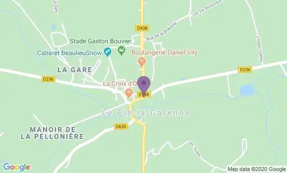 Localisation Le Pin la Garenne Ap - 61400