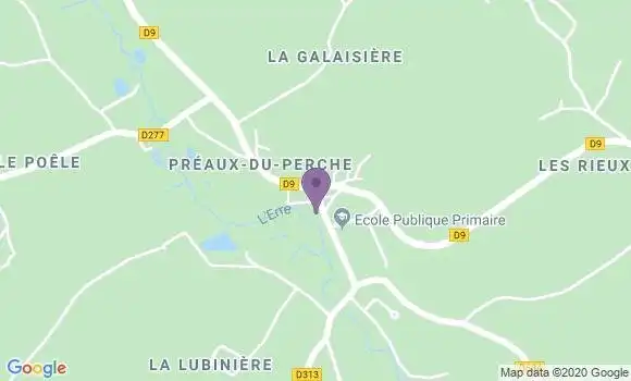 Localisation Preaux du Perche Ap - 61340