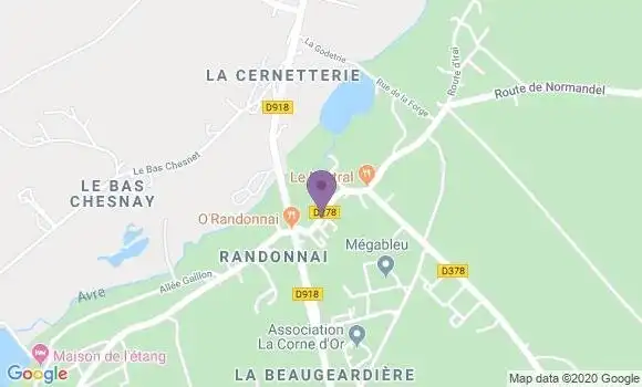 Localisation Randonnai Bp - 61190