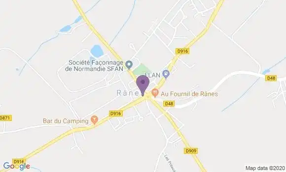 Localisation Ranes Bp - 61150