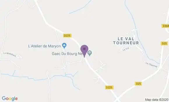 Localisation Saint Bomer les Forges Ap - 61700