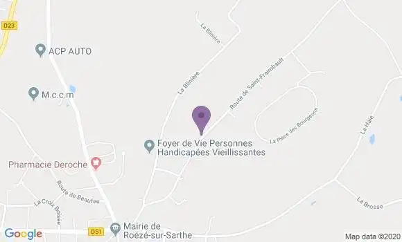 Localisation Saint Fraimbault Ap - 61350