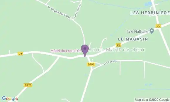 Localisation Saint Mard de Reno Ap - 61400