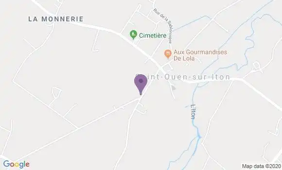Localisation St Ouen sur Iton Ap - 61300
