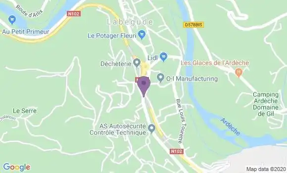 Localisation Ucel Bp - 07200