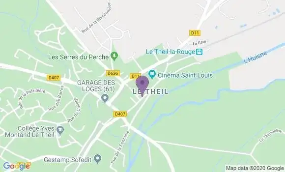 Localisation Le Theil - 61260