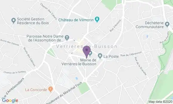 Localisation Verrieres Ap - 61110