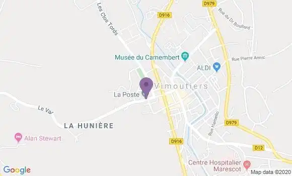Localisation Vimoutiers - 61120