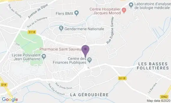 Localisation Flers Saint Sauveur Bp - 61100