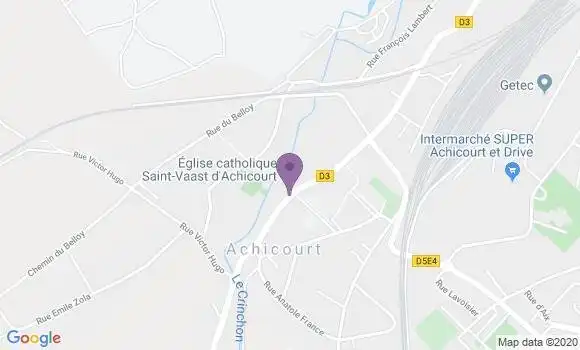 Localisation Achicourt Bp - 62217