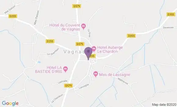 Localisation Vagnas Ap - 07150