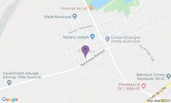 Localisation Annay Bp - 62880