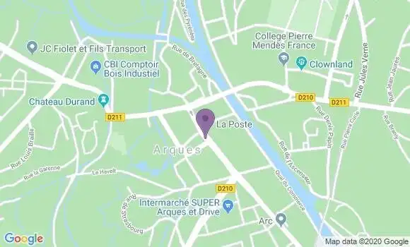 Localisation Arques - 62510