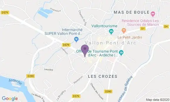 Localisation Vallon Pont d
