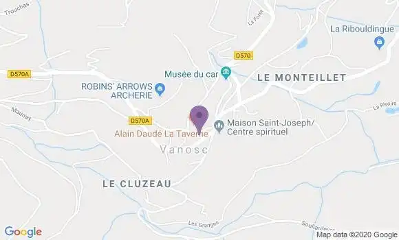 Localisation Vanosc Bp - 07690