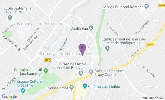 Localisation Bruay la Buissiere - 62700