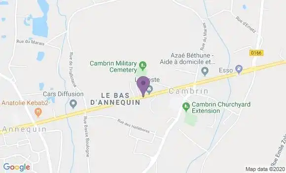 Localisation Cambrin - 62149