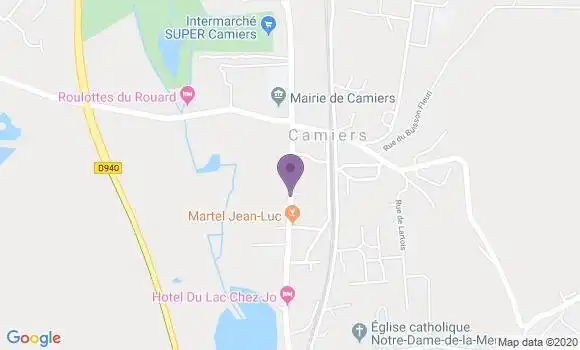 Localisation Camiers Bp - 62176
