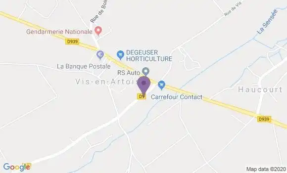 Localisation Cherisy Ap - 62128