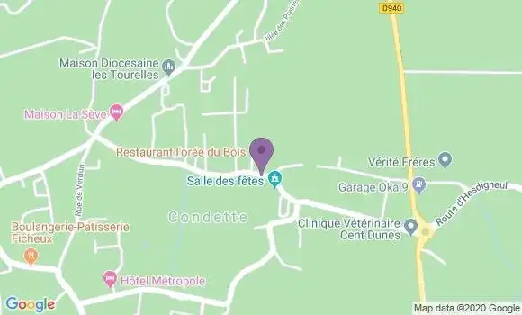 Localisation Condette Bp - 62360