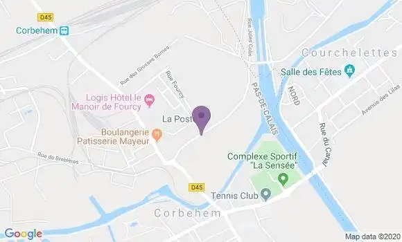 Localisation Corbehem Bp - 62112