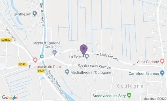 Localisation Coulogne Bp - 62137