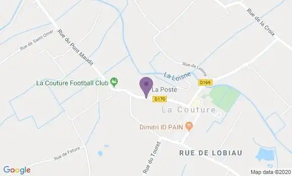 Localisation La Couture Bp - 62136