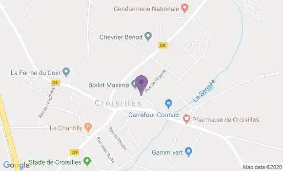 Localisation Croisilles - 62128