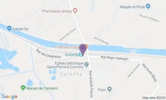Localisation Cuinchy Bp - 62149