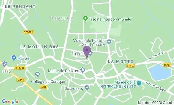 Localisation Desvres - 62240