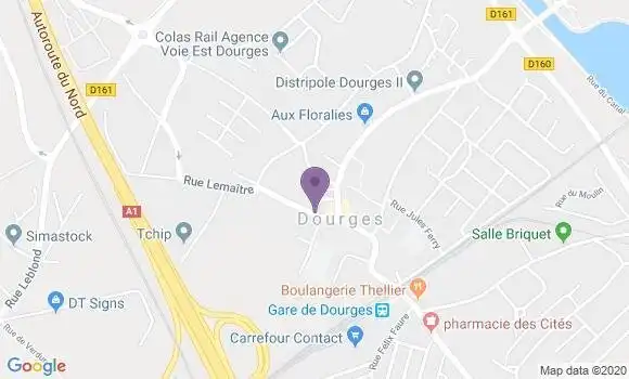 Localisation Dourges Bp - 62119