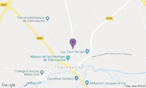 Localisation Ecques Ap - 62129