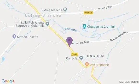 Localisation Estree Blanche Bp - 62145