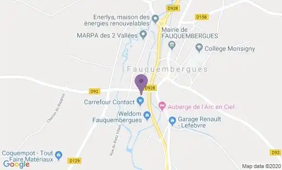 Localisation Fauquembergues - 62560
