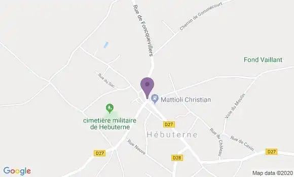 Localisation Foncquevillers Bp - 62111
