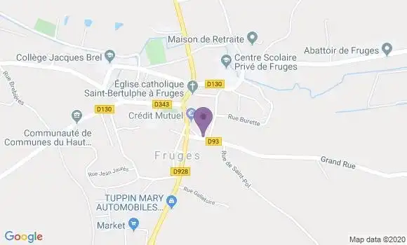 Localisation Fruges - 62310
