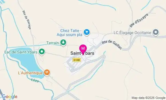 Localisation Saint Ybars - 09210