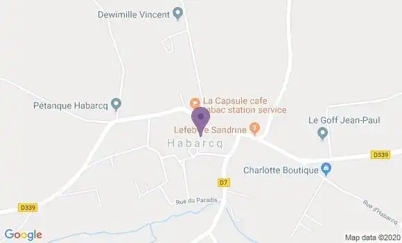 Localisation Habarcq Ap - 62123