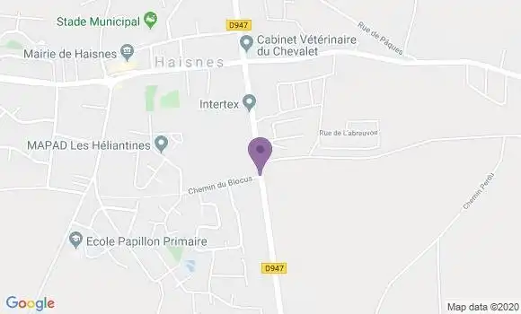 Localisation Haisnes Bp - 62138