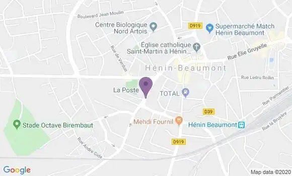 Localisation Henin Beaumont Principal - 62110