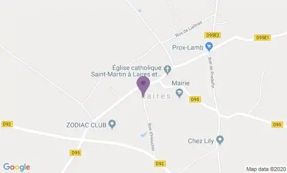 Localisation Heuchin Bp - 62134