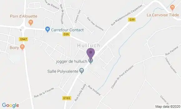 Localisation Hulluch Bp - 62410