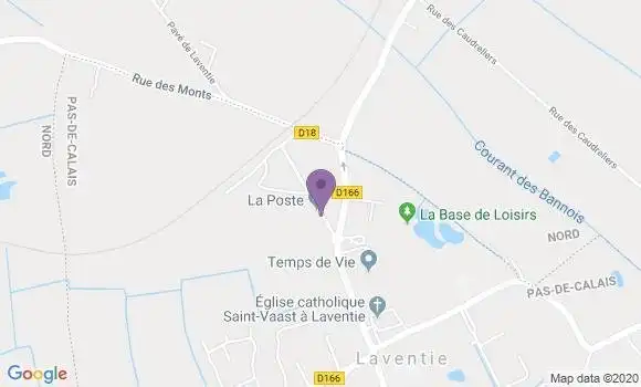 Localisation Laventie - 62840