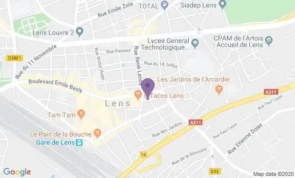 Localisation Lens - 62300