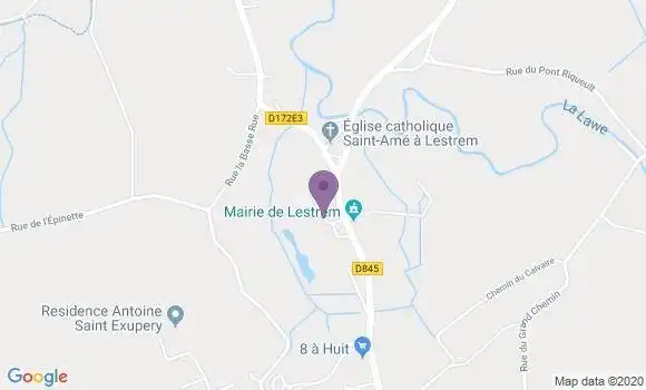 Localisation Lestrem - 62136