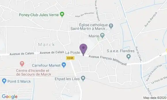 Localisation Marck - 62730